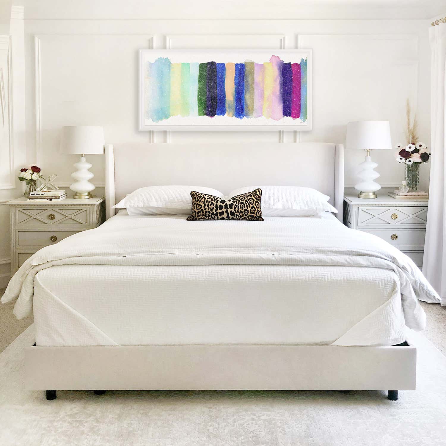 Radiant Stripe #2 Embellished Print