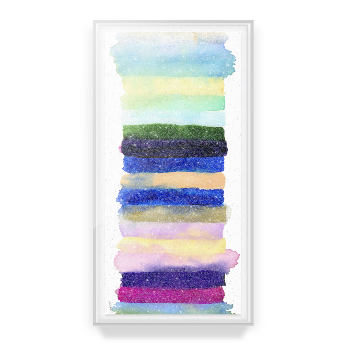 Radiant Stripe #2 Embellished Print