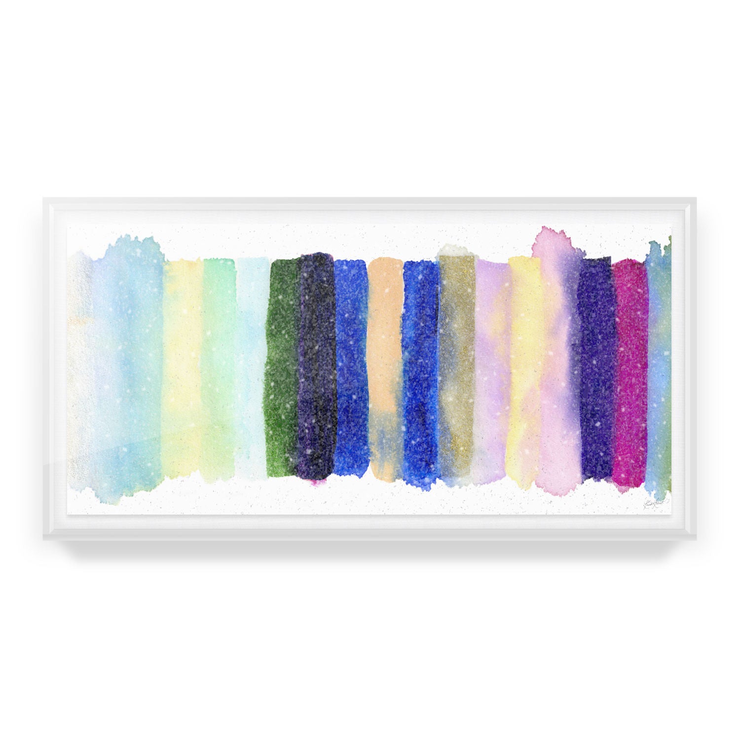 Radiant Stripe #2 Embellished Print