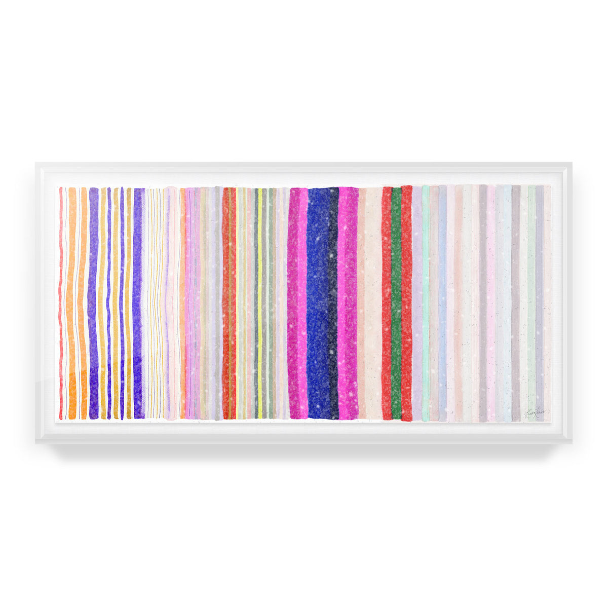 Rainbow Bliss Embellished Print