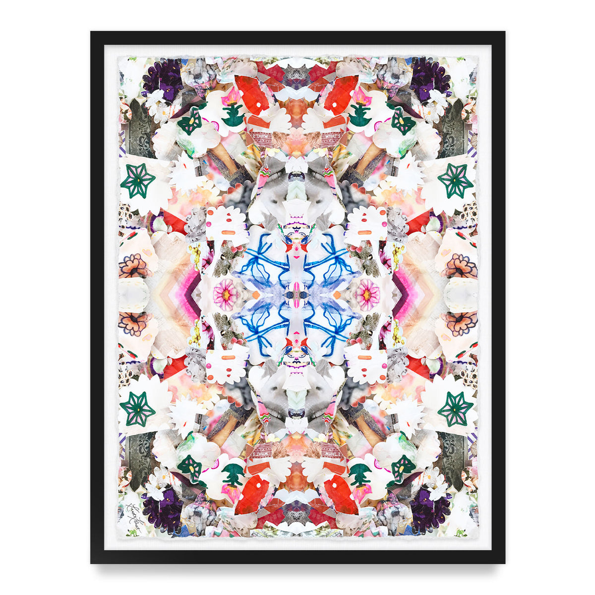Shine Like Those Rubies Framed Art Print