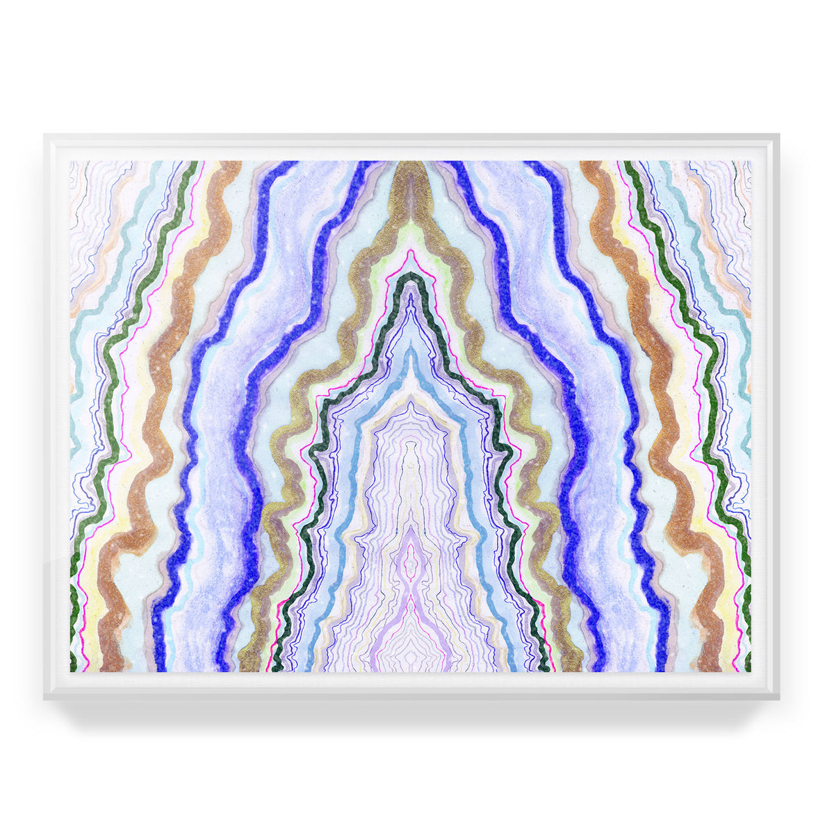 Symphonic Atlas Agate Embellished Print