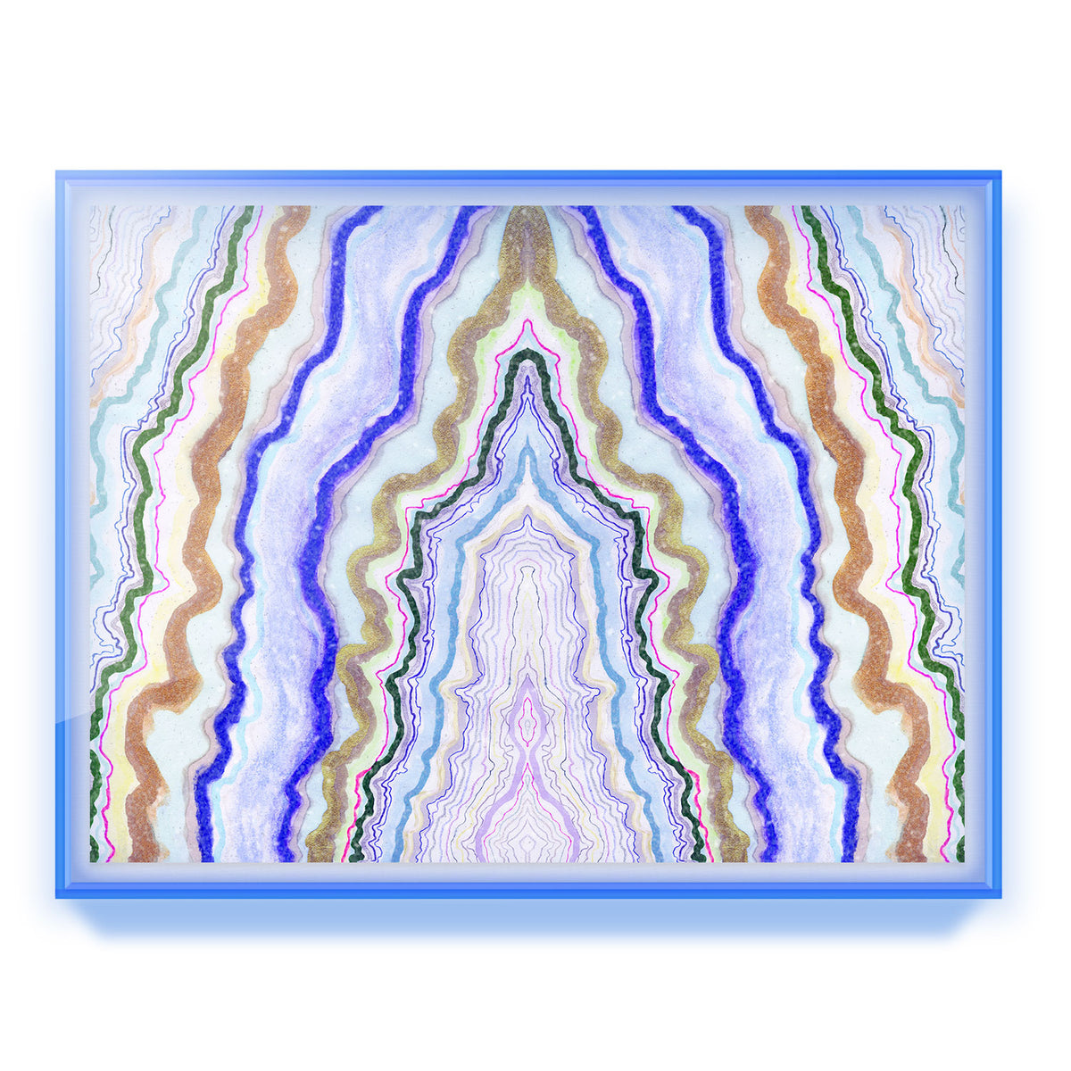 Symphonic Atlas Agate Embellished Print