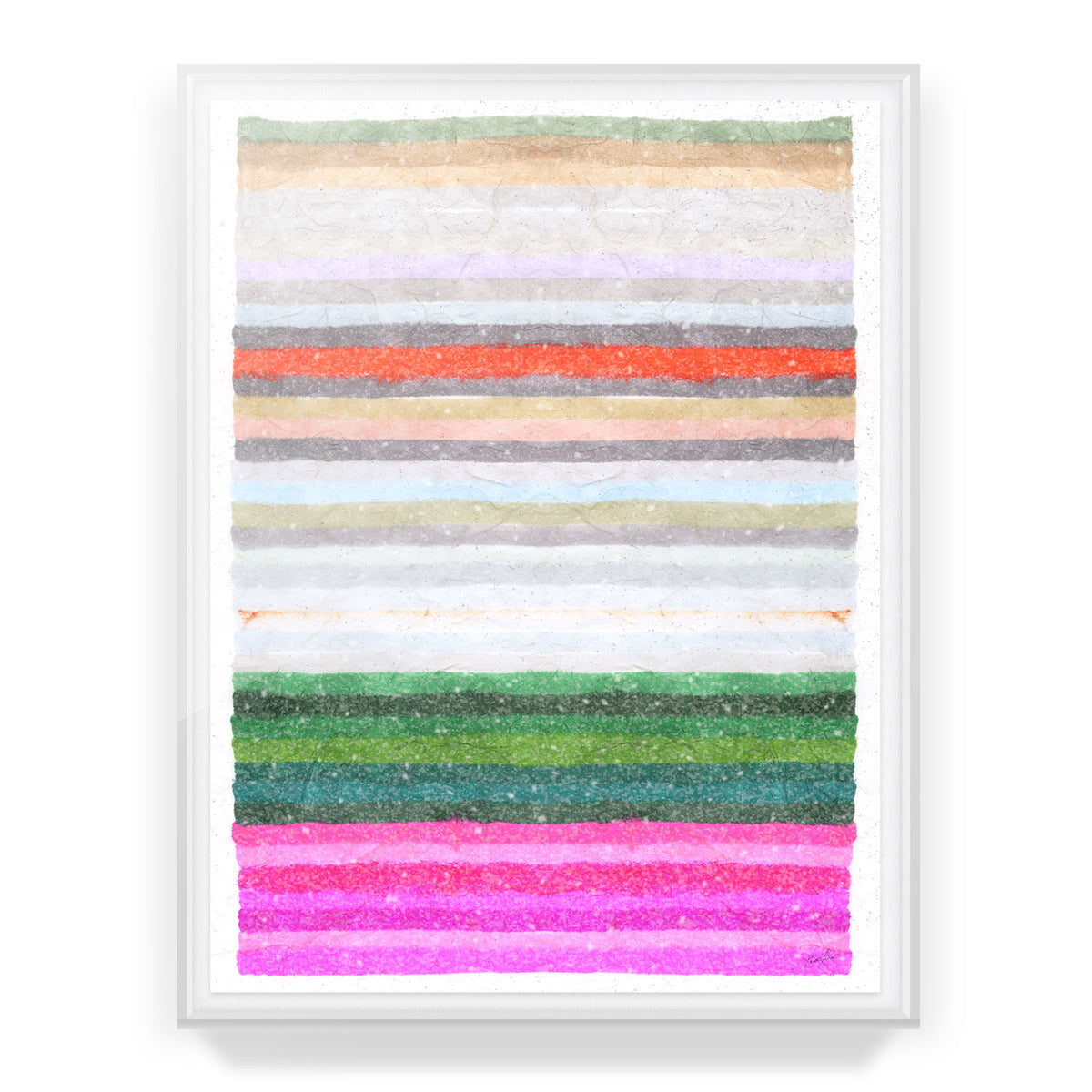 Chromatic Harmony #7 Embellished Print