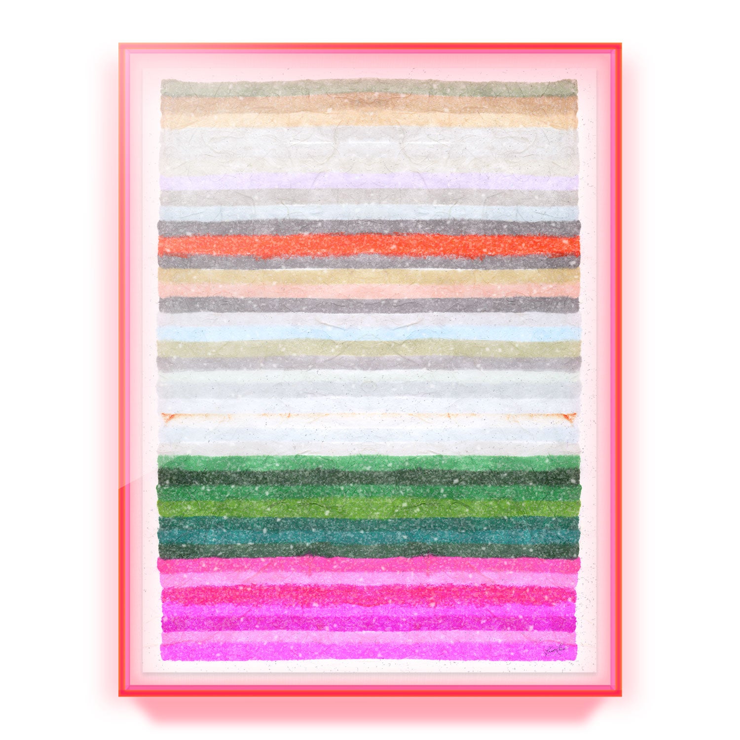 Chromatic Harmony #7 Embellished Print
