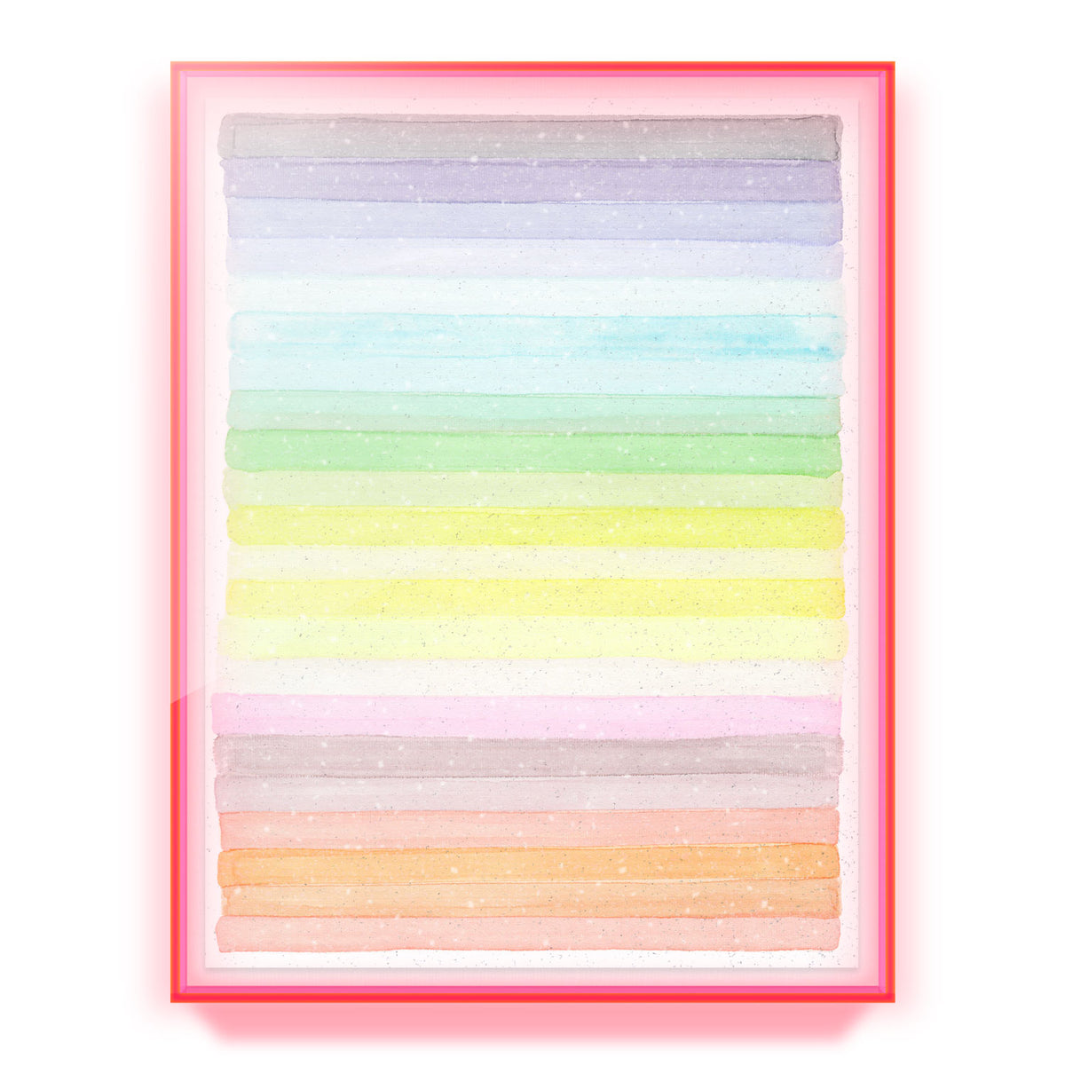Chromatic Rainbow Embellished Print