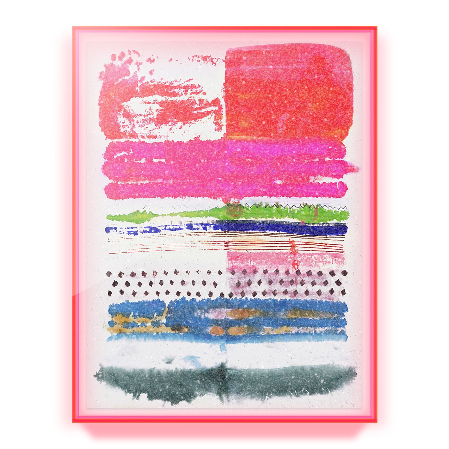Gypset Stripe Embellished Print