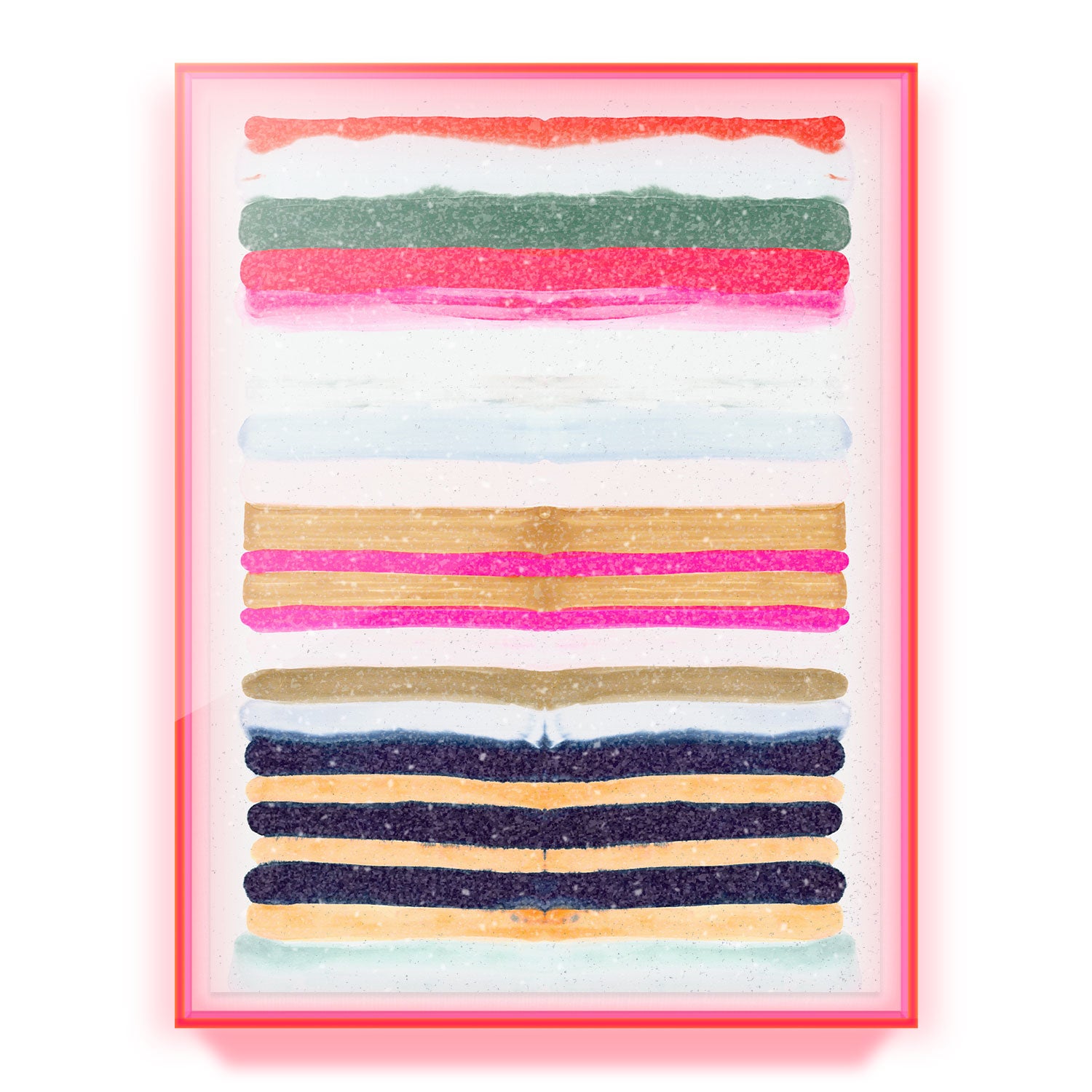 Hot Stripes 2 Embellished Print