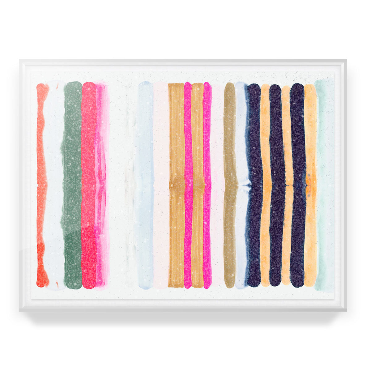 Hot Stripes 2 Embellished Print