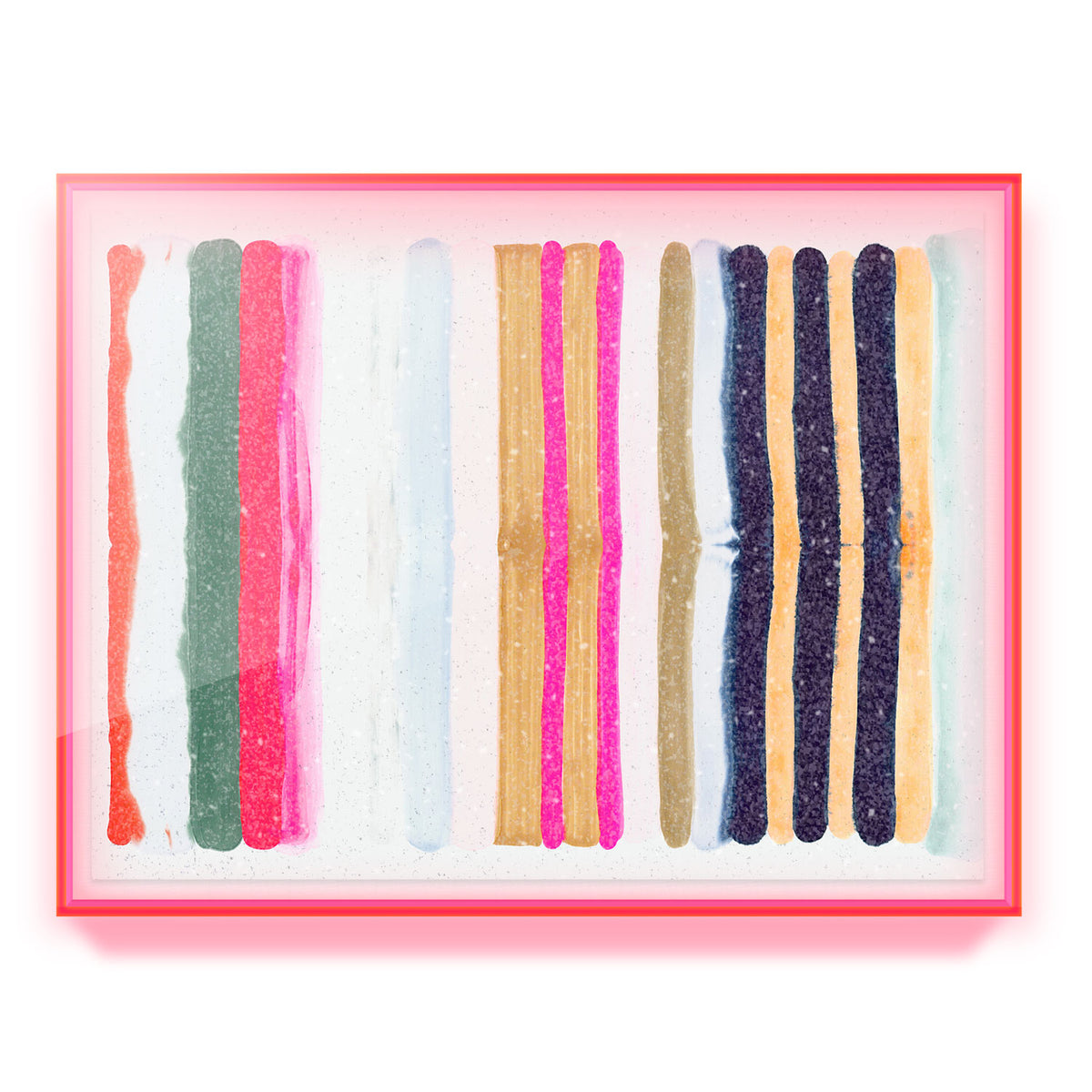 Hot Stripes 2 Embellished Print