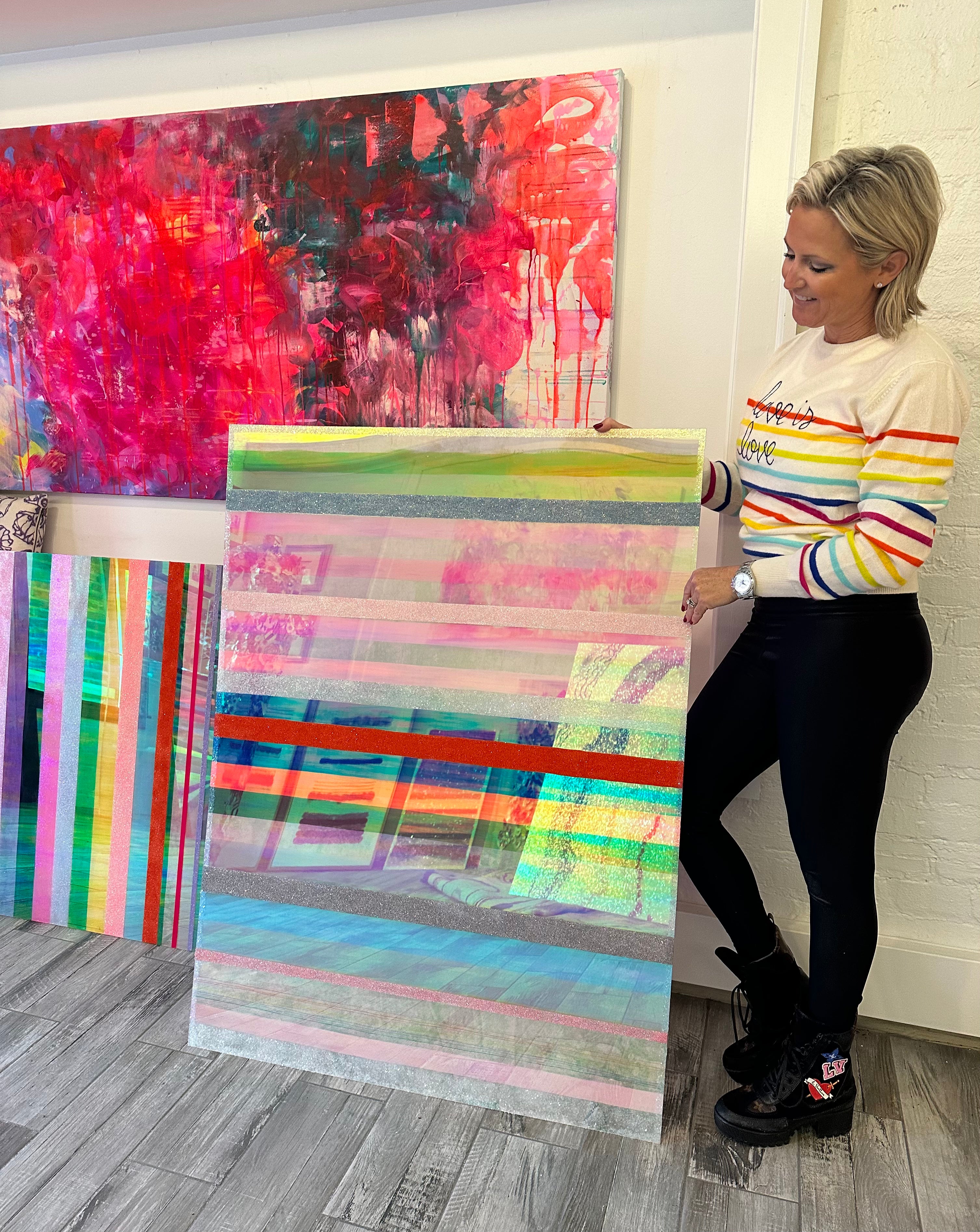 Chromatic Stripe #18 - Original Artwork | Original Art by artist Kristi Kohut